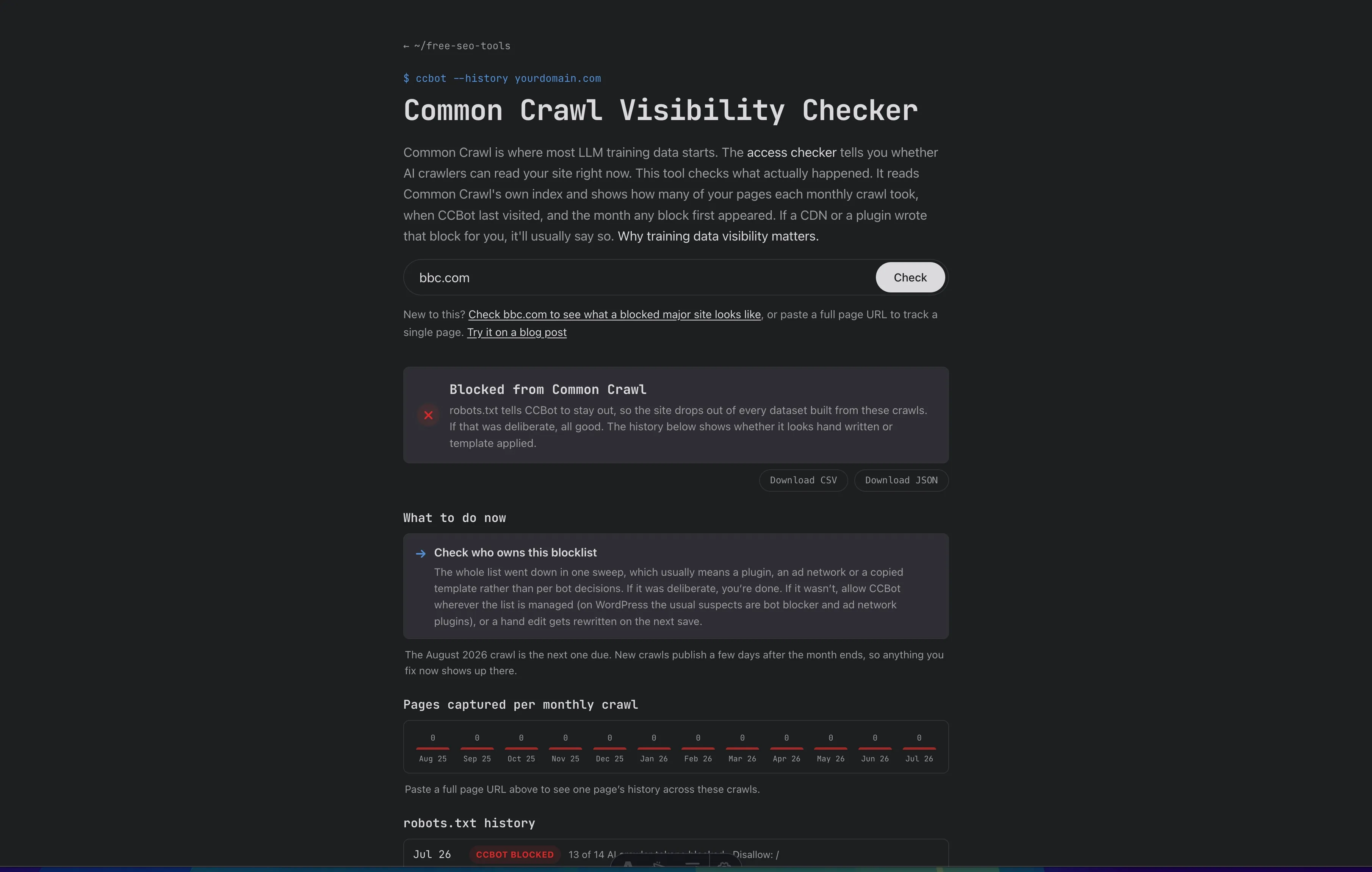 Common Crawl Published a Manual for Being Visible to AI. I Automated It.