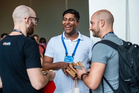 Suganthan at Ahrefs Evolve conference