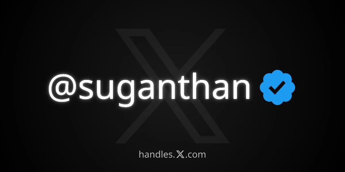 Image attached to @suganthan’s post
